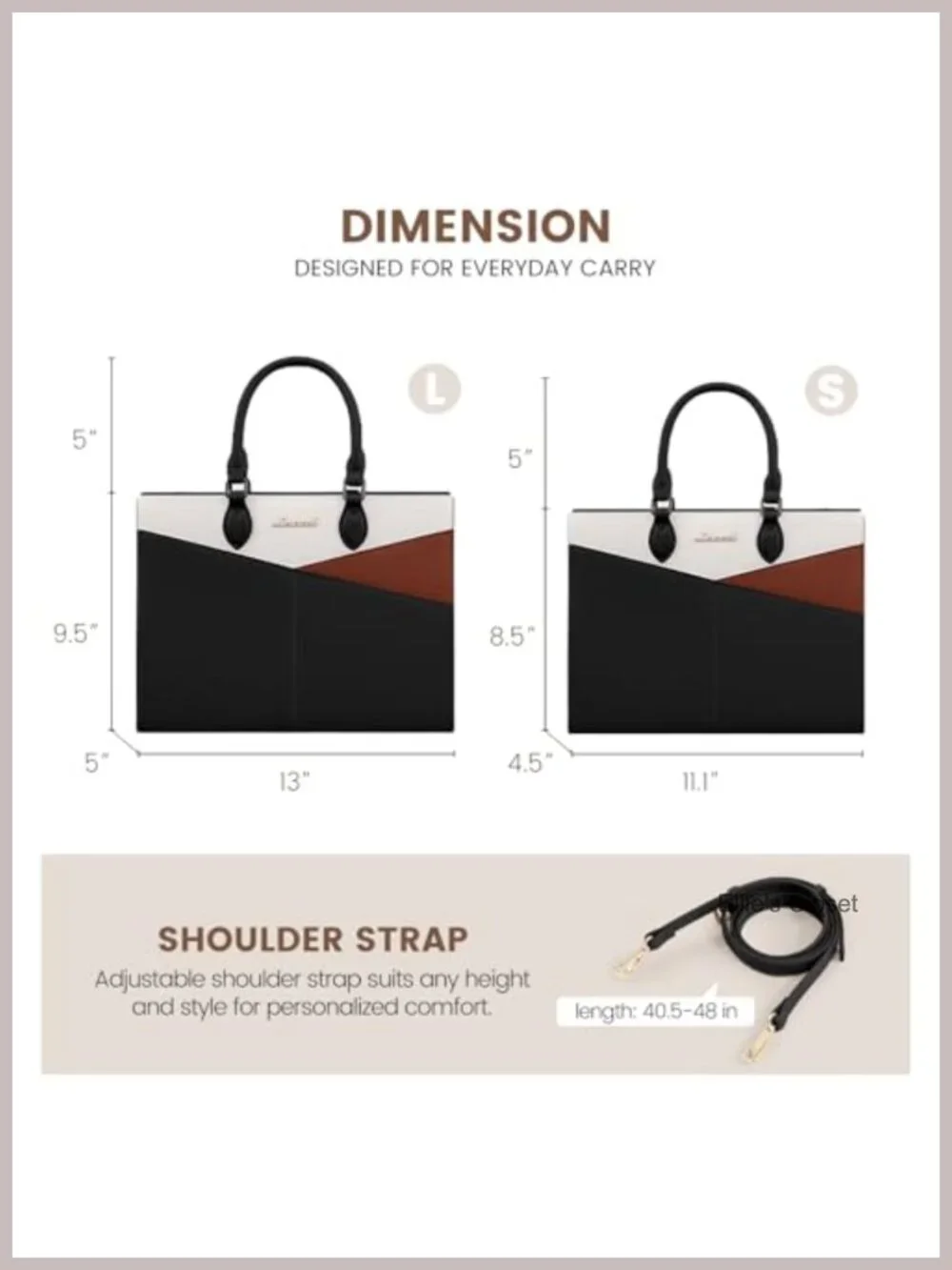 PU Leather Satchel Handbag with Adjustable Strap, Top Handle & Zipper, Women's